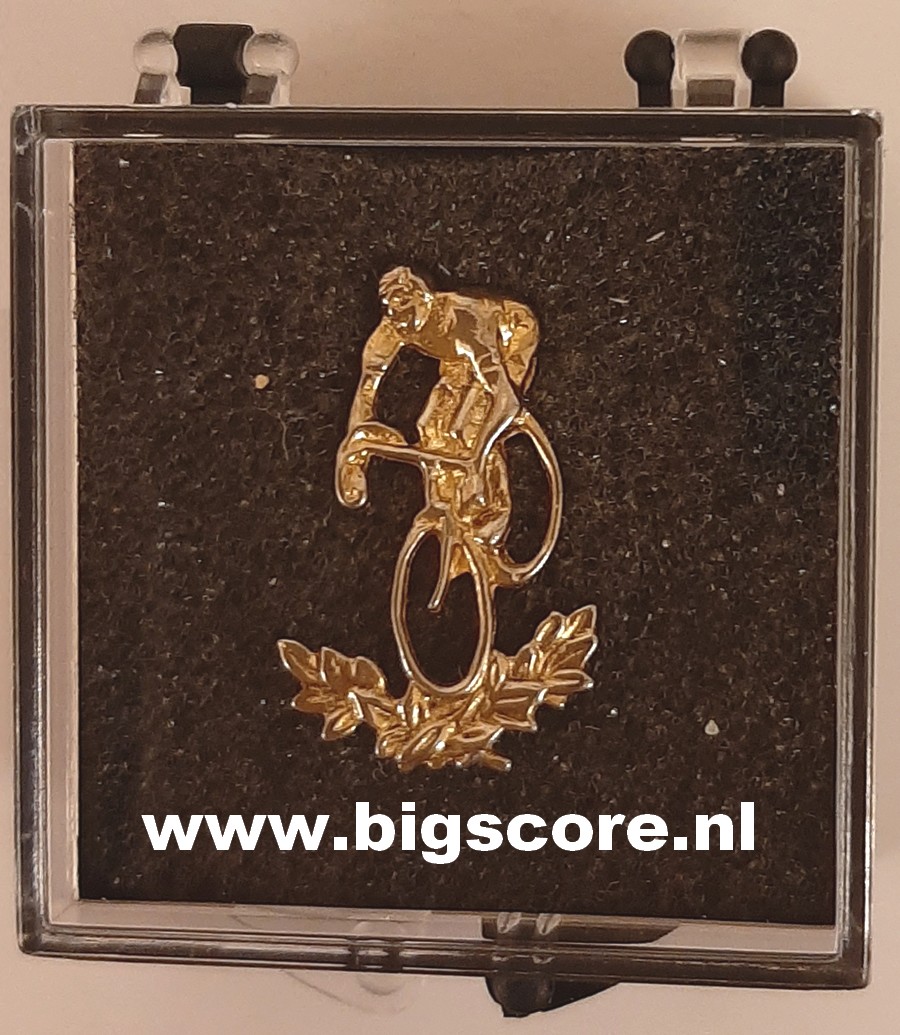 Wielrenner Pin Goud LAATSTE 5 OP=OP!!
